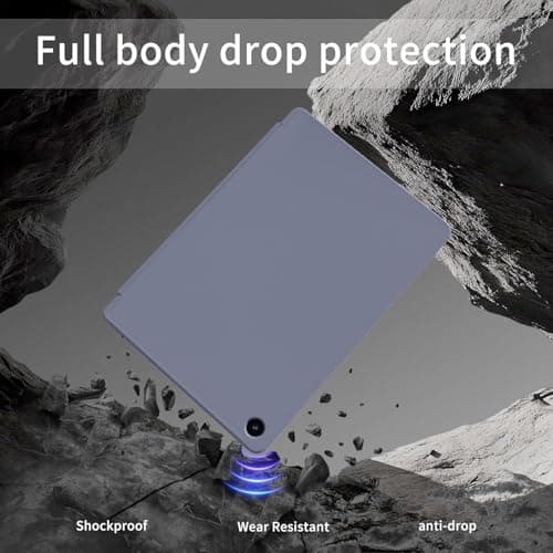 YRH Case for Samsung Galaxy Tab A11 2025, 8.7 inch, with Pen Holder, Auto Sleep/Wake, Adjustablet Stand, Soft TPU Protective Tablet Cover (Purple) — view 5