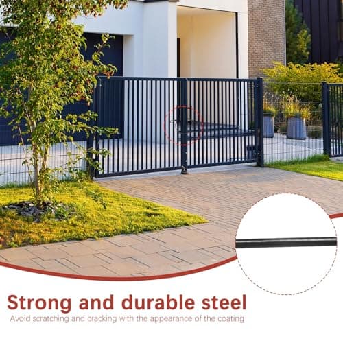 TIXIPEM Security Cable with Loops [2Pcs] - 1.64ft / 64.6 Inch Stainless Steel Luggage Lock Safety Cable Use for Bikes & Luggage & Toolbox, & Tent - [Black] Wire Rope Lanyard — view 6