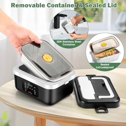 Fagalil 1L Cordless Electric Lunch Box for Adults — view 5