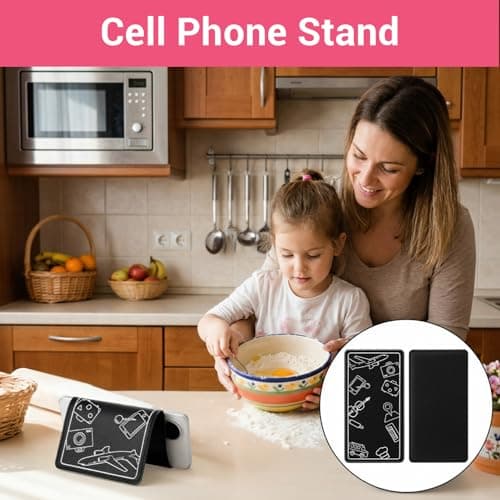 RAHHLIZS Airplane Phone Holder Stand, Adjustable Flexible Plane Phone Holder Travel Essential for Cellphone Tablets Books Portable Lightweight Leather Design for Air Travel, Work, and Home Use — view 2