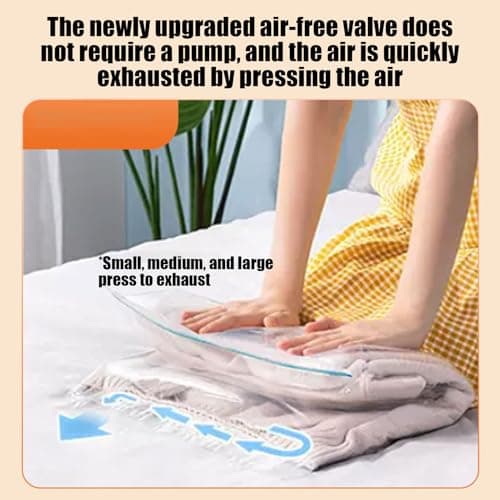 Travel Vacuum Bags No Vacuum Needed Packing Organizers — view 5