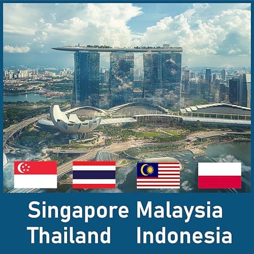 SIM card for Asia travel, 8 days – 2 GB daily high-speed data, 20 min calls and 10 SMS, covers Singapore, Malaysia, Thailand, and India, prepaid – no roaming – easy setup — view 2