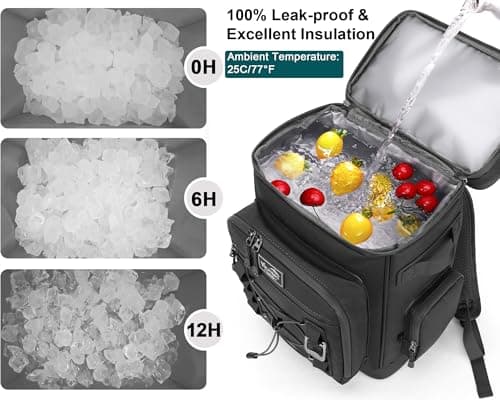 YOUNGOA 30L Cooler Backpack, Large Insulated Leakproof Picnic Backpack — view 3