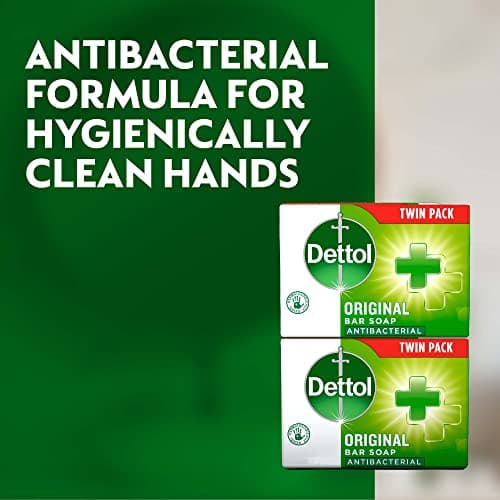 Dettol Antibacterial and Moisturings Bar Soap Original, Pack of 12 — view 3