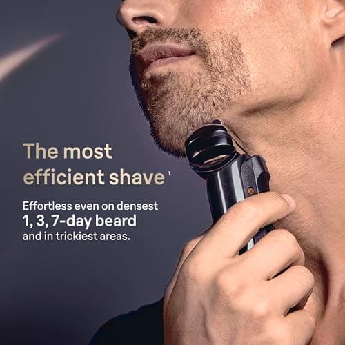 Braun NEVO Men’s Electric Shaver with AeroTouch Technology for A No Compromise Shave. Smart Display. Includes Care 7in1 System, Travel Case, NEVO15115C, Graphite — view 4