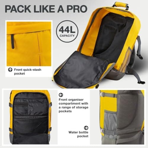 CabinMax Ryanair Cabin Bags 55 X 40 X 20 Travel Backpack Cabin Bag 55x40x20 — view 6