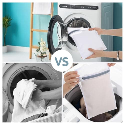 4Pcs Mesh Bra Laundry Bags for Protects Sensitive Laundry Mini Durable Lingerie Bags for Washing Delicates Machine for Underwear, Socks, Baby Clothes, Travel Organiser, Dirty Garment — view 6