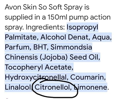 3 x Avon Skin So Soft With Citronella Which Repels Mosquito Fly & Midge Insects Mosquito - Original Dry Oil Body Spray - Plus Mystery Gift — view 2