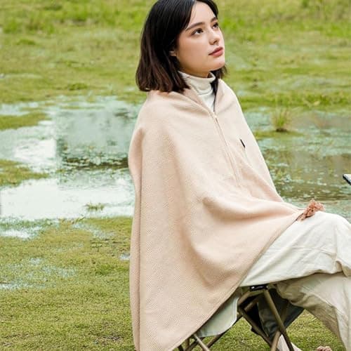 USB Heated Shawl Soft Washable Throw Blanket — view 2
