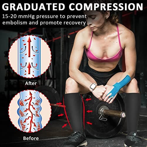 Ailaka 15-20 mmHg Zipper Compression Socks for Women Men, Closed Toe — view 2