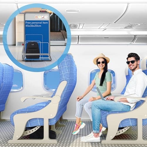 Cabin Pro 'Stride' 45x36x20 cm easyJet Cabin Bag Underseat Backpack for Travelling TSA Approved Lock Expandable Backpack - Carry On Luggage For easyJet, Ryanair, BA, Jet2 & Many More! — view 3