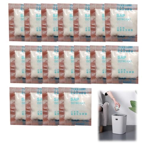 18Pcs Portable Toilet Gel Bags with Absorbent Powder & Crystals