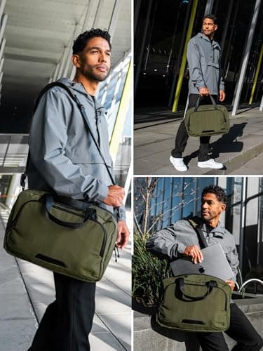 ALPAKA Bravo Brief Multifunctional Urban Briefcase Messenger Bag, Green — view 2