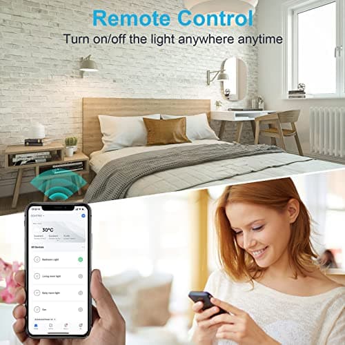 EIGHTREE Smart Plug with Energy Monitoring, 2.4 GHz Only WiFi Plug 2-Pack — view 4