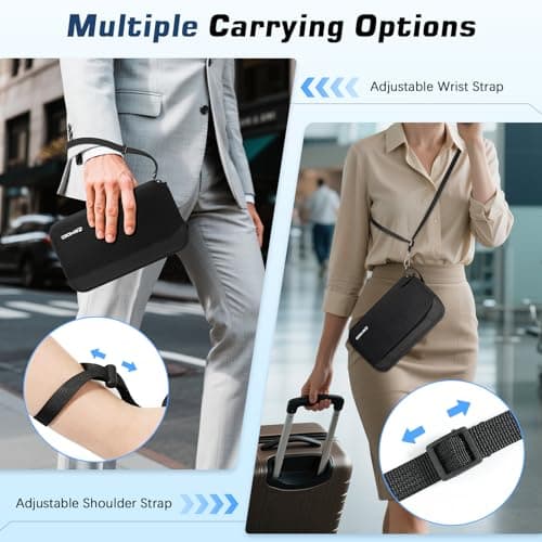 MoKo Family Passport Holder for 5 with AirTag Holder — view 4