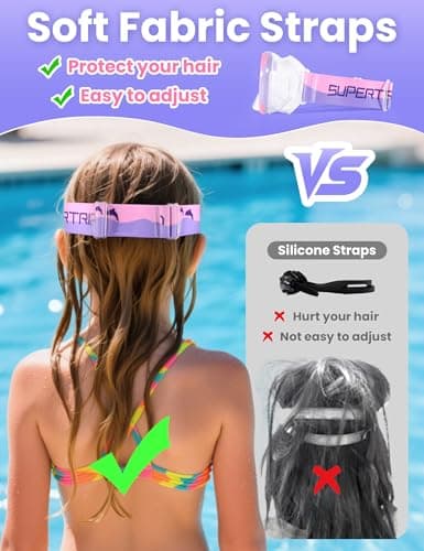 Supertrip Kids Swimming Goggles with Nose Cover for Ages 6-14 — view 4