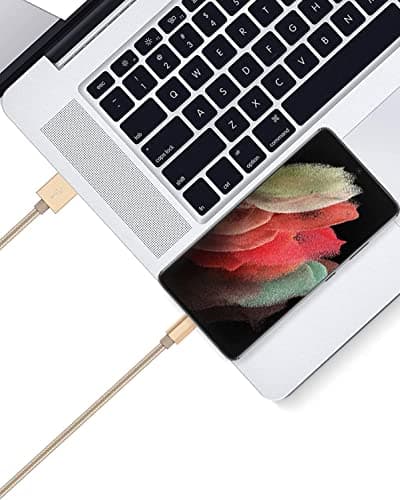 KP TECHNOLOGY Multi Port Fast Charger For Honor Pad 8 / Honor Pad X8 (TYPE C Cable + Dual Port Plug) (GOLD) — view 6