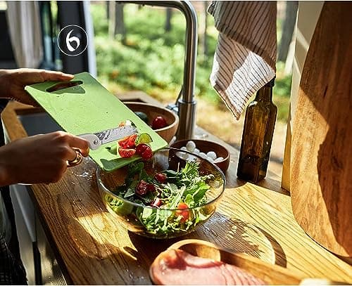 6‑Piece Stackable Kitchen Gadgets Set, Stainless Steel — view 4