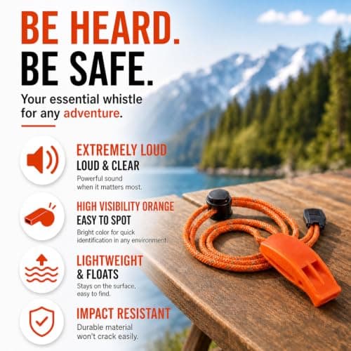 MIAOYIMIZWJ 4Pcs Emergency Lifeguard Whistle, Loud Plastic Safety Whistle — view 5