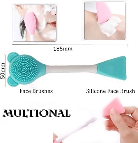 NEVSETPO 17Pcs Girls Make Up Brush Set Teen Girl Gifts Brushes Sponges — view 4