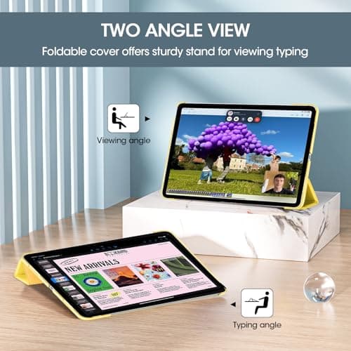 ProCase for iPad Air 13 Inch Case M4/M3/M2(2026/2025/2024), Yellow — view 3
