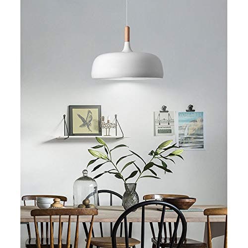 CSSYKV Nordic Style Restaurant Hanging Lamp Modern Minimalist Personality Metal Chandelier Creative Study Bar Coffee Shop Restaurant Led Single Head Lamp Pendant Light E27 — view 4