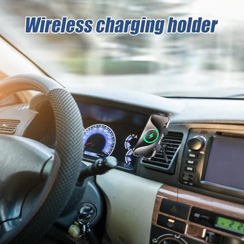 Magnetic Phone Holder Foldable Adjustable Non-Slip Vent Fast Charging — view 3