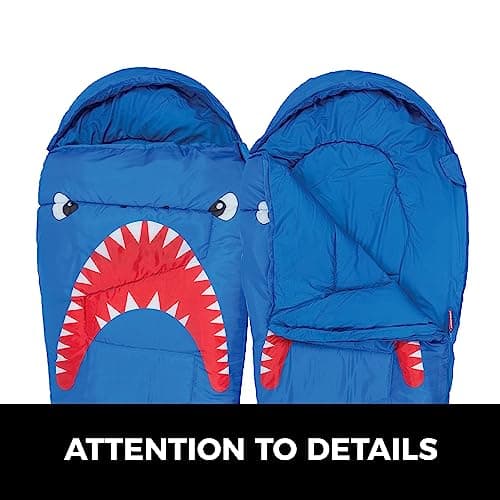 Kids Sleeping Bag by Highlander - Mummy Style - Themed Carry Backpack for Easy Transportation - Lightweight and Warm - Perfect for Camping, Hiking, and Sleepovers. Junior Warm Snuggle Sleeping Bags — view 4