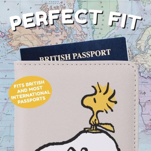 Peanuts Snoopy and Woodstock Passport Holder for Holidays, Airport, Travel — view 6