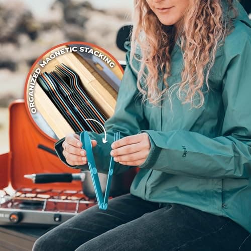 FULL WiNDSOR - MAGWARE Magnetic Travel Camping Cutlery Utensils Set — view 4