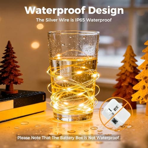 litogo 3 Pack Fairy Lights Battery Operated, 3 Modes Small String Lights — view 4