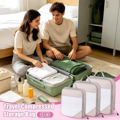 Compaction Packing Cube - Portable , Expandable Zip T — view 3