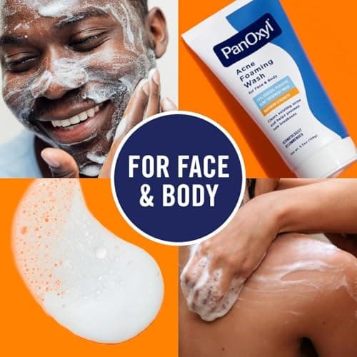 Skincare Set: PanOxil Foaming Wash 5.5 oz 2-Pack + LUXPAKS Wipe — view 3
