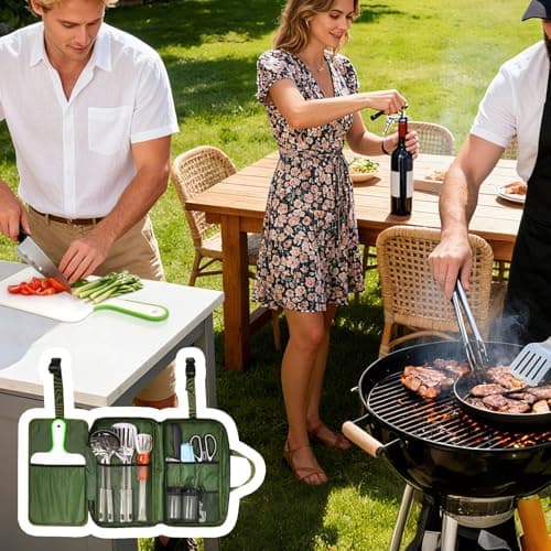 E EASTSTORM Camping Accessories Kitchen Utensil Set — view 5