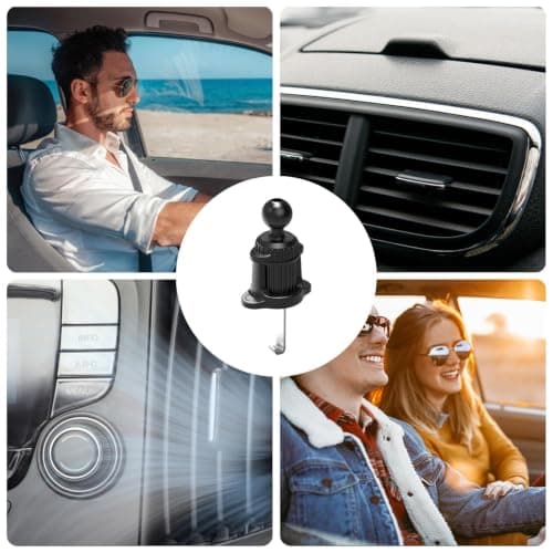 Car Vent Phone Holder - Strong Hold Ball Head Smartphone Mount — view 4