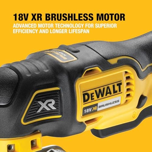DEWALT 18V XR Brushless Oscillating Multi-Tool, Tool Only, DCS355N-XJ — view 3