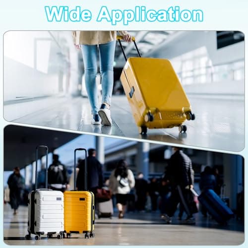 sourcing map 4Pcs Luggage Wheels Covers, Anti-Noise Luggage Wheel Silent Protector Covers for Luggage Suitcases or Office Chairs Caster, Purple — view 6