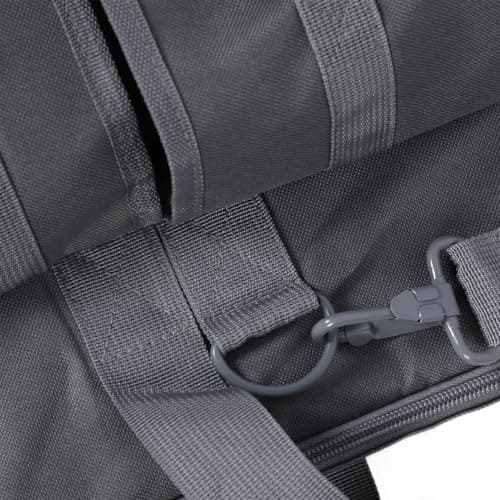TOPINCN Satellite Carrying Case Large Pocket for Router, Adapter, Cables Canvas Portable Satellite Travel Bag for Gen 3 Adapter Cables Mounting Kit — view 5
