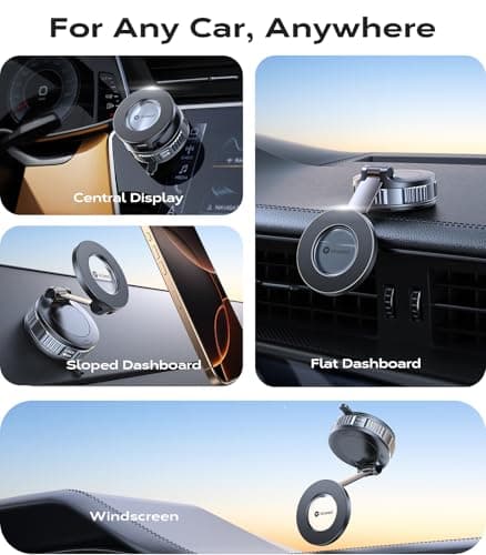 VICSEED for MagSafe Car Mount 55+KG Strongest Suction Phone Holder for Cars — view 3
