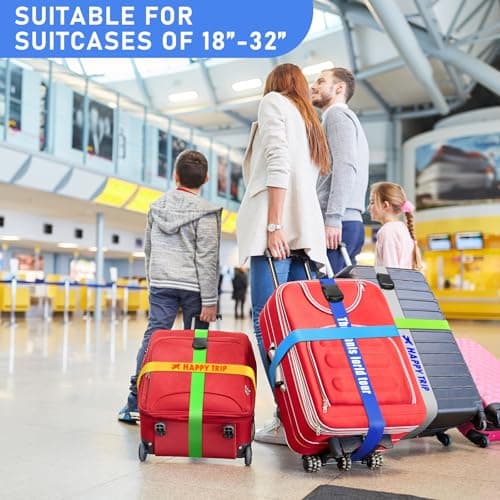 Personalised Luggage Strap for Suitcase, Custom Luggage Strap, 1 Pieces — view 6
