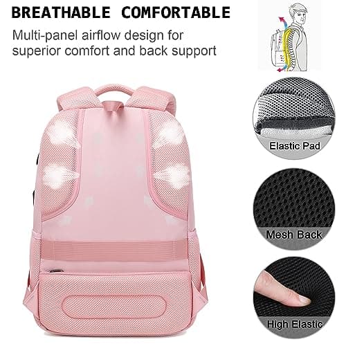 KASIBON Laptop Backpack for Men, Anti-Theft Business Travel Backpack — view 5