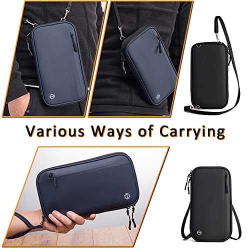 Passport Holder Travel Wallet Family Travel Document Wallet Organiser — view 6
