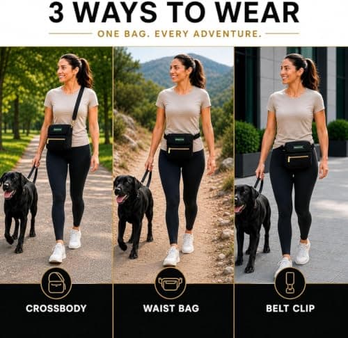 Barklington® 3-in-1 Dog Treat Pouch for Walking & Training — view 6