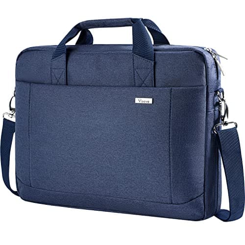 Voova Laptop Bag Case 17 17.3 Inch Computer Sleeve Messenger Bag, Blue