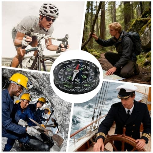 di Orientation - Multifunctional Expedition Equipment, with Adjustable Detection, Precise Direction Detector for Adventure Travel, Outdoor Training | Bussol da es — view 5