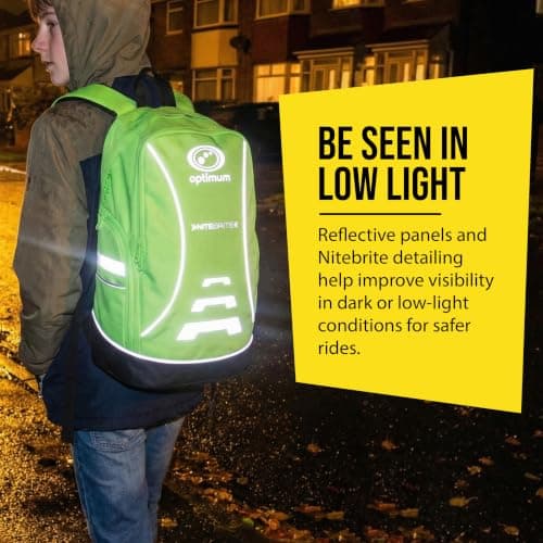 Optimum Nitebrite Hi Vis Waterproof Cycling Backpack 25L — view 3