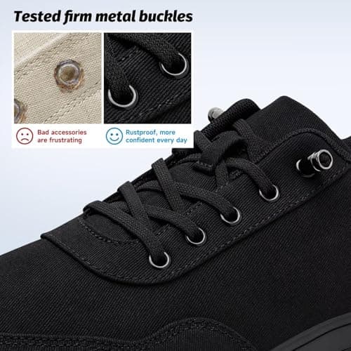 HOBIBEAR Men Barefoot Shoes, Women Wide Toe Box, Slip-On Trainers All Black — view 4