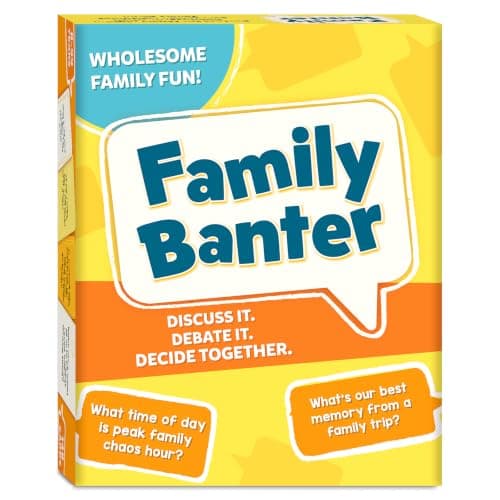 Family Banter Card Game – Fun Conversation Game for Family Game Night