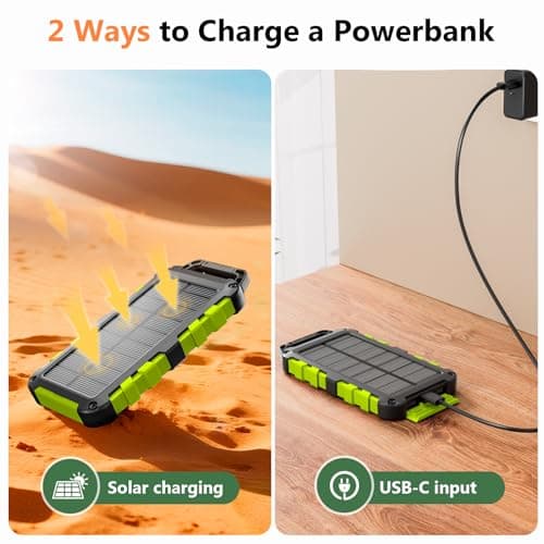 WOWMVP Solar Power Bank 26800mAh 22.5W Fast Charging Portable Charger — view 6