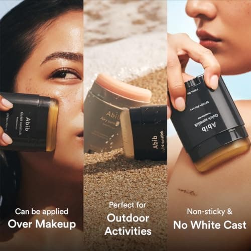 Abib Quick Sunstick Protection Bar SPF50+ 0.77 oz / 22 g (Glowing) | Korean Suncreen Stick Suncare, No Whitecast, Protector Solar Barra, Centella Asiatica Extract, Aloe Extract — view 5